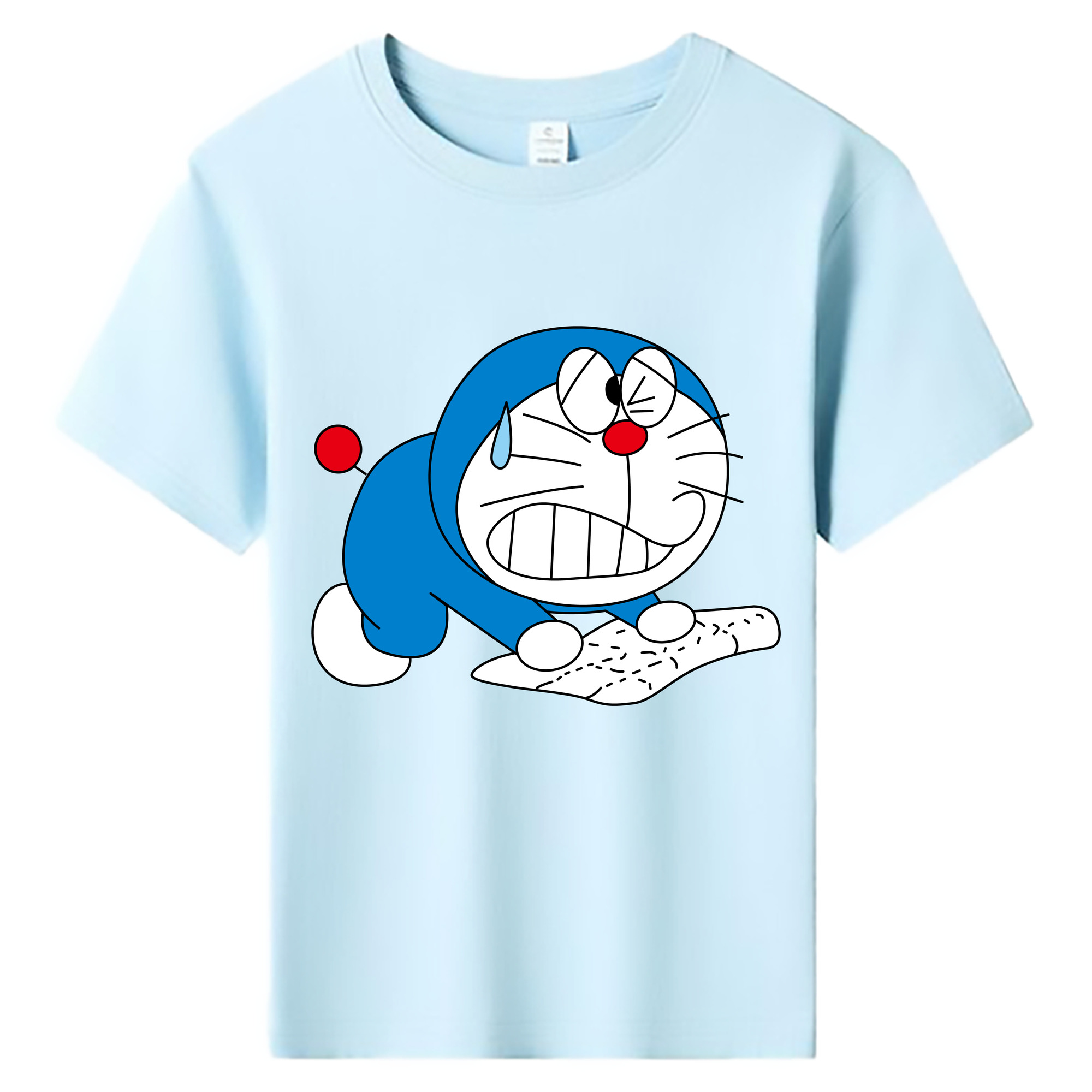 （画像用） ドラえもん Doraemon 綿100％キッズTシャツ（フロントプリント）